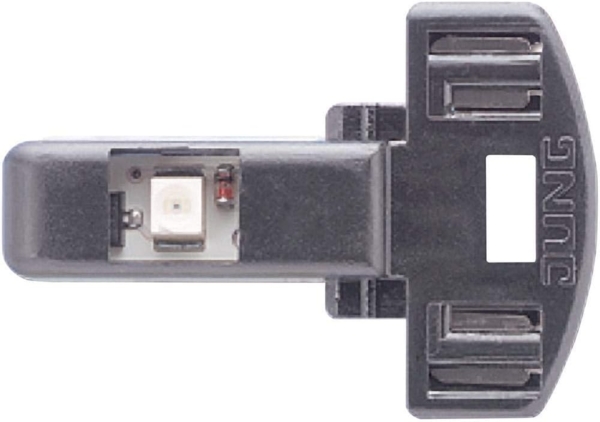 JUNG LED-Leuchte 90-LEDRT | LED-Steckeinsatz 230V AC/DC für Schalter & Taster | 1,1 mA | polungsunabhängig | rot