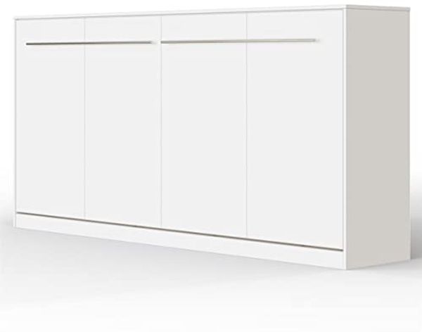 SMARTBett Schrankbett Standard 90x200 120x200 140x200 160x200, 41 FARBKOMBINATIONEN horizontal/quer oder vertikal/hochkant klappbar