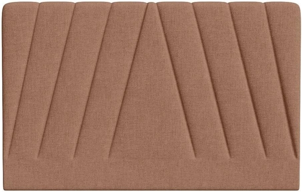 Vente-unique - Bett-Kopfteil 150 cm - Stoff - Terracotta - LIDAMA von Pascal Morabito Bild 3