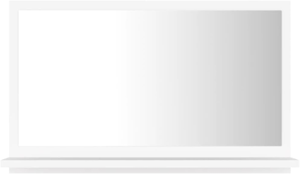 vidaXL Badspiegel Weiß 60x10,5x37 cm Holzwerkstoff 804562