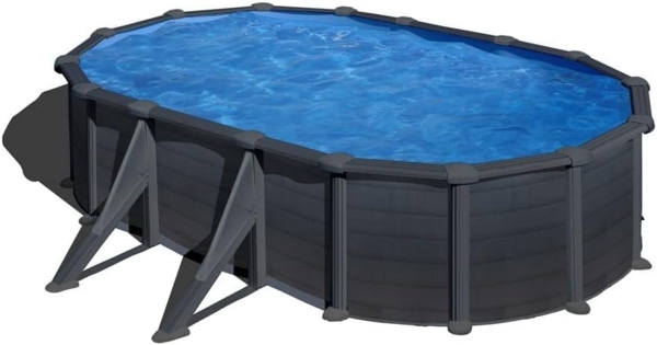 Kea Stahlwandpool Oval 610 x 375 x 120 cm