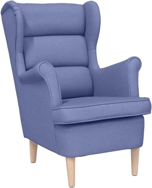 vidaXL Sessel Jeansblau 74x84x100 cm Stoff 4016906