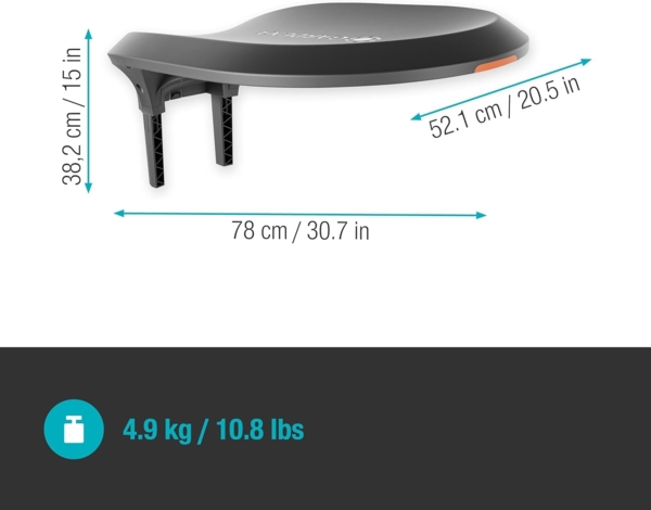 Gardena Mähroboter Garage, Kunststoff grau, 38,2 x 78 x 52,1 cm Bild 6