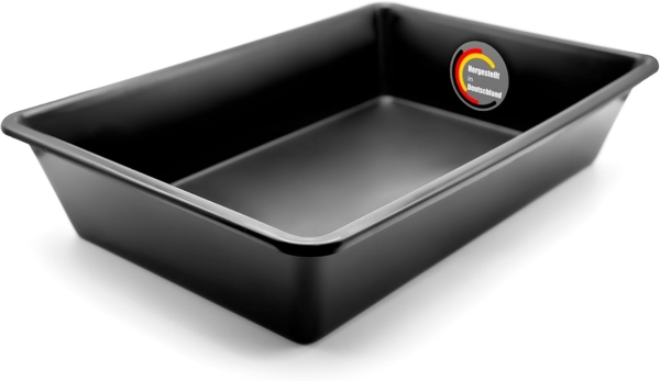 BigDean Allzweckkiste Wanne aus Kunststoff 60x40x12 cm multifunktional einsetzbar (Packung, 1 St, Wanne), Multifunktional, Katzenklo, Mörtelwanne, Pflanzwanne