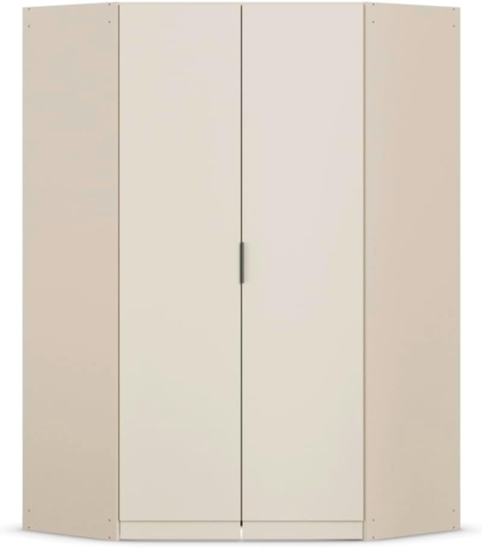 Rauch Möbel Lagoa, Kleiderschrank, Eckschrank, Garderobe für Schlafzimmer, Kinderzimmer, Jugendzimmer 2-türig, Farbe Beige, Breite 117 Bild 1