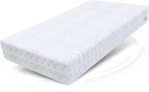 FDM Matratze 140x200 cm Härtegrad H3 H4 Höhe 24 cm Kaltschaummatratze Doppelseitige Rollmatratze HR-Schaum 7 Komfortzonen mit Hypoallergenem Waschbarem Jersey Bezug Oeko-Tex Verdura MAX Plus Bild 9