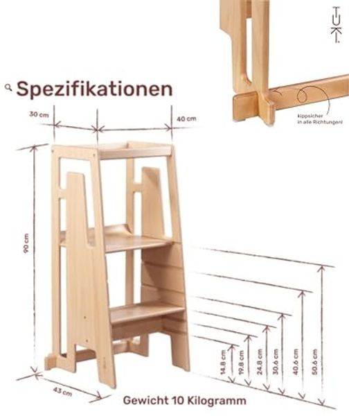 Tuki Lernturm (Entdeckerturm) ab ca. 12 Monaten Nature Bild 5