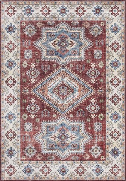 Vintage Teppich Gratia Rubinrot - 120x160x0,5cm