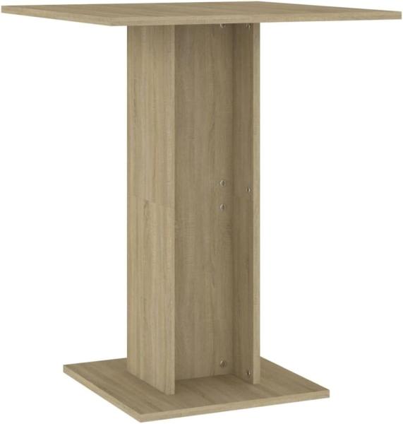 vidaXL Bistrotisch Sonoma-Eiche 60x60x75 cm Holzwerkstoff 802105