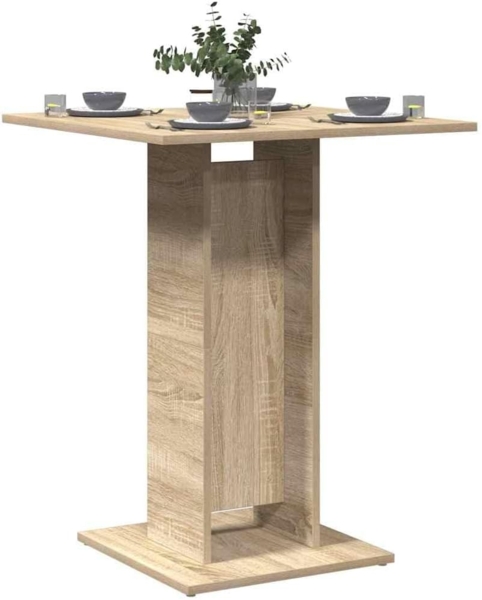 vidaXL Bistrotisch Sonoma-Eiche 60x60x75 cm Holzwerkstoff 802105 Bild 4