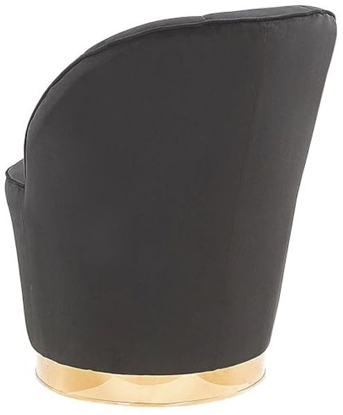 Sessel Samtstoff schwarz ALBY Bild 5