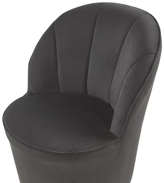 Sessel Samtstoff schwarz ALBY Bild 6