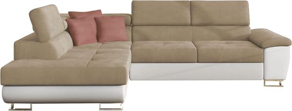 Ecksofa Cotere (Soft 017 + Uttario Velvet 2979 + 2955, Seite: Links)