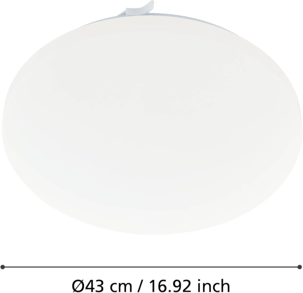Eglo 97873 LED Deckenleuchte FRANIA 6x5,5W 3000K Kunststoff weiß Ø43cm H:7cm Bild 3