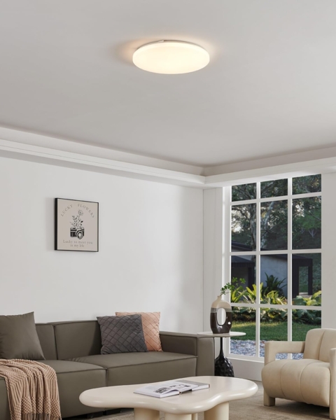 Eglo 97873 LED Deckenleuchte FRANIA 6x5,5W 3000K Kunststoff weiß Ø43cm H:7cm Bild 5