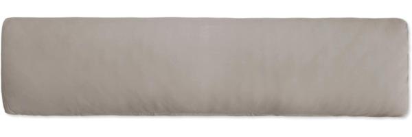 Traumschlaf Premium Interlock Jersey Seitenschläferkissen Bezug|40x140 cm| grau