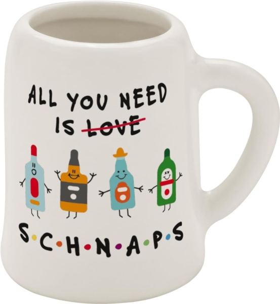 Schnapskrug Schnapsglas Stamper Keramik Sheepworld NEED 73844