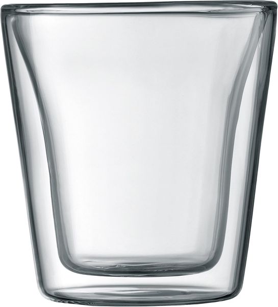 Bodum Canteen 2 Stk. Glas Doppelwandig 0,1 L