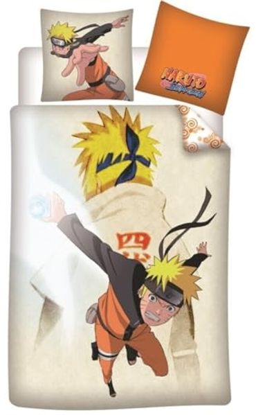 Naruto Bettwäsche Naruto Shippuden Bettwäsche Set, Baumwolle, Deckenbezug 135-140x200 cm Kissenbezug: 65X65 cm