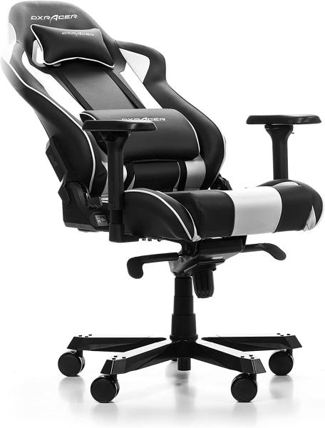 DXRacer (das Orginal) 'King K99' Gamingstuhl, Kunstleder schwarz/weiß, (135-142) x 49x53 cm Bild 6