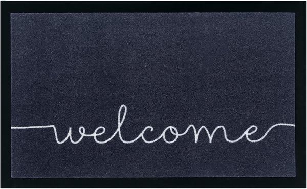 HANSE Home Fußmatte Cozy Welcome, Türmatte, rechteckig, Höhe: 5 mm, Waschbar, Schmutzfangmatte, Outdoor, Innen, Rutschfest, Wetterfest