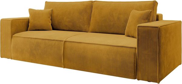 Selsey Farese Sofas, Senffarbig, 257 cm