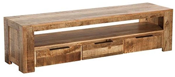 riess-ambiente Lowboard IRON CRAFT 170cm natur, Massivholz · TV-Board · 3 Schubladen · Mangoholz · Wohnzimmer
