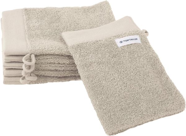TOM TAILOR HOME Waschhandschuh Waschhandschuh COLOR BATH, Frottier (6-St)