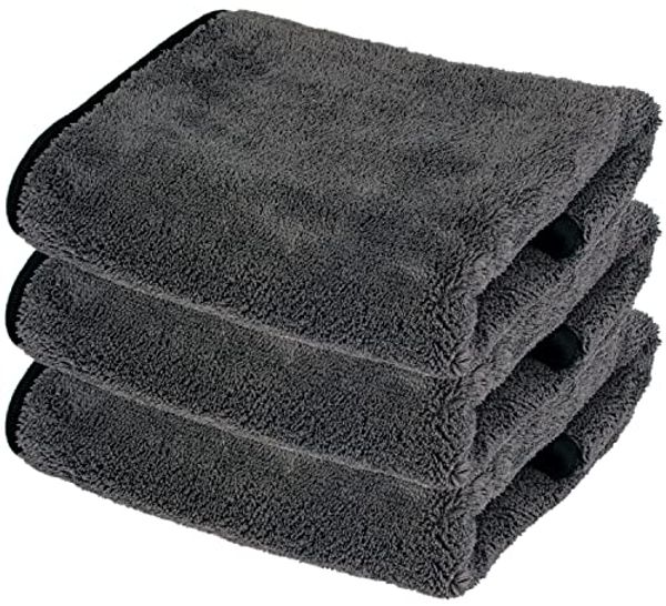 Mach1 Handtuch Set Premium Mikrofasertücher mit 600g/m² 40x40 cm in Profiqualität, (3-St)