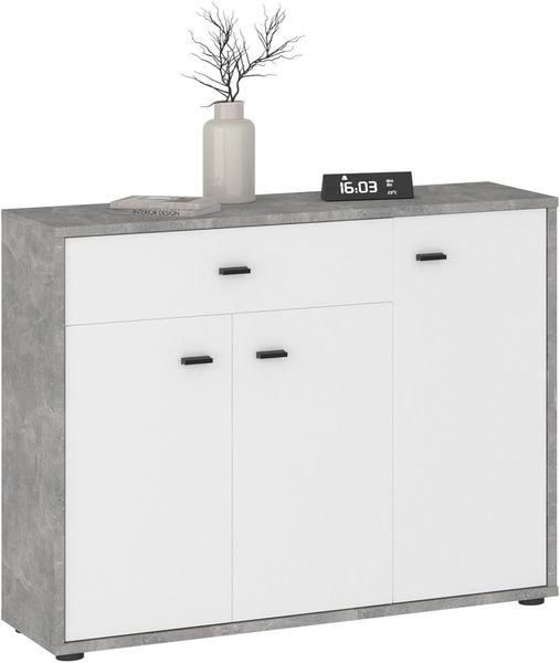 IDIMEX Highboard VIKA, Kommode Flurkommode mit Schublade und Ablagen