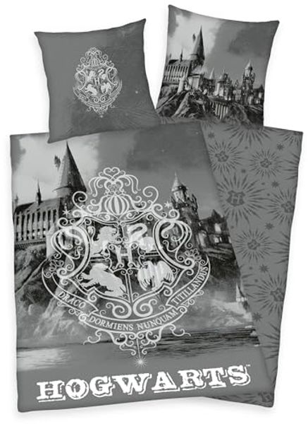 Harry Potter Wende Bettwäsche Hogwarts 2tlg 135 x 200 cm 80 x 80 cm