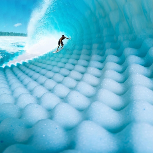 ZINUS Kühlender Swirl Gel Memoryschaum-Matratzen-Topper | Kühlung, Design für Luftzirkulation | Druckentlastung | 140x200 cm | OEKO-TEX-zertifiziert | Für Matratze, Bett, Sofa Bild 9