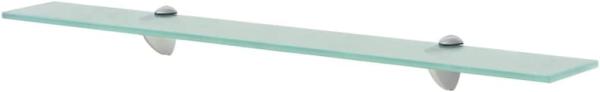 vidaXL Schwebendes Regal, Glas transparent, 0,8 x 10 x 70 cm Bild 1