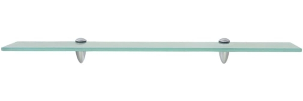 vidaXL Schwebendes Regal, Glas transparent, 0,8 x 10 x 70 cm Bild 3