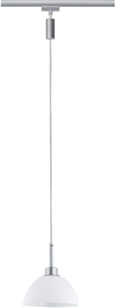 Paulmann URail Pendel Sarrasani max 1x10W GU10 Chrom matt/Opal 230V Metall Glas7573