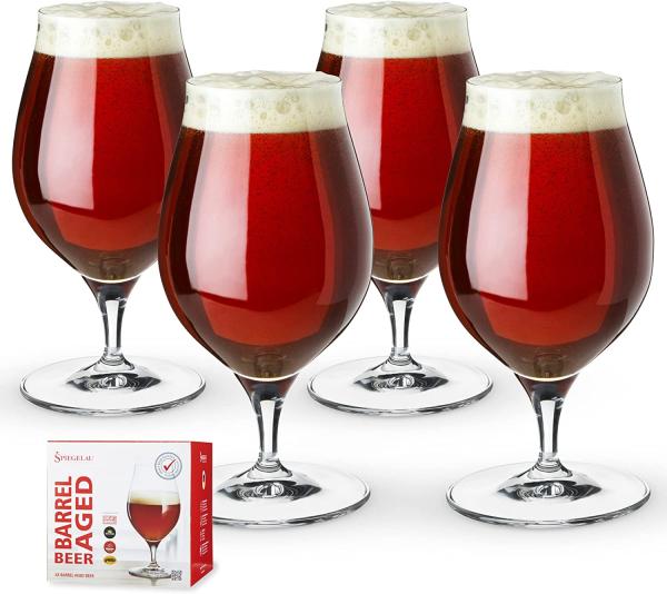 Spiegelau & Nachtmann Barrel Aged Set 4 Sück 499/21 Craft Beer Glas Bierglas, Handpflege