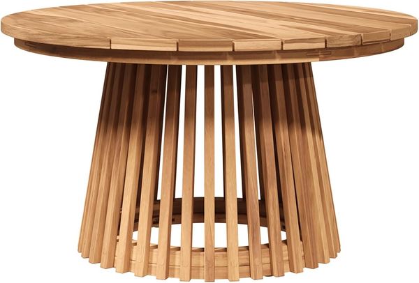 vidaXL Beistelltisch Braun 70 x 70 x 40 cm Massivholz Teak 42006350