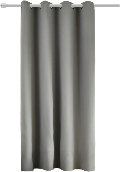 Woltu Gardine (1 St), blickdicht, mit Ösen, 130 g/m², Leichter & weicher