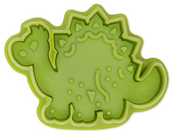 Städter Präge-Ausstecher mit Auswerfer Dinosaurier 6,5 cm Kunststoff Hellgrün