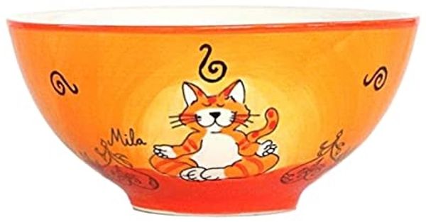 Mila Müslischale Mila Keramik-Schale Oommh Katze, Keramik, (Stück)