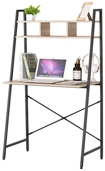 Urban Living COLORADO Arbeitstisch mit Regal 84x45,5x142 cm Schreibtisch 151381