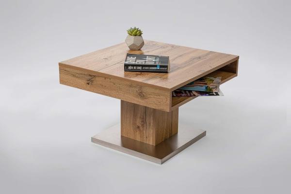 M2 Kollektion Mailand Couchtisch, Holzwerkstoff, Eiche Dekor, 75 x 45 x 75