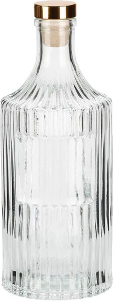 Glasflasche mit Korken EH