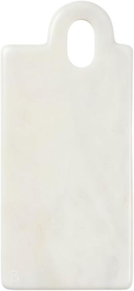 Broste Copenhagen Olina Schneidebrett white marmor 14x31 cm