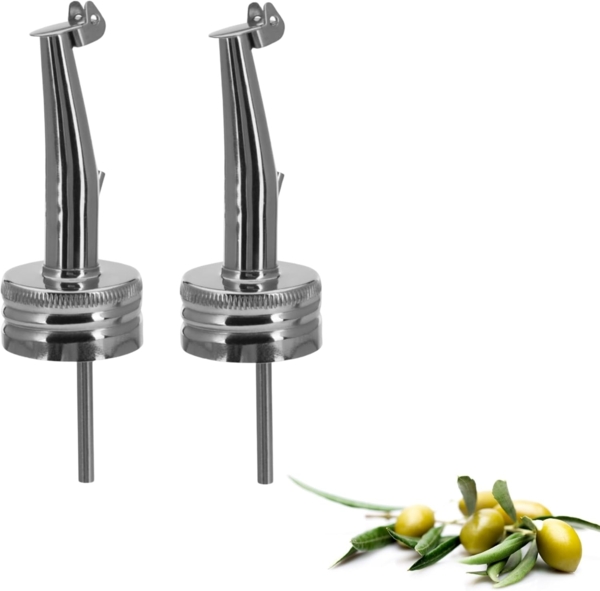 WESTMARK Flaschenausgießer 2 Stk, für Flaschen mit Schraubgewinde, Ø 28 mm, mit Kläppchen