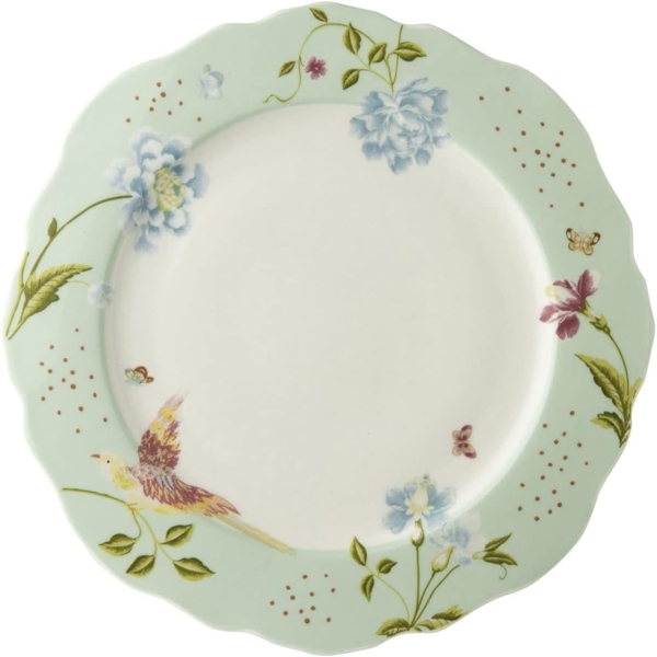 Laura Ashley Laura Ashley Heritage 24,5 cm unregelmäßiger Porzellanteller W180454nieregularnytalerz245LauraAshleyMint