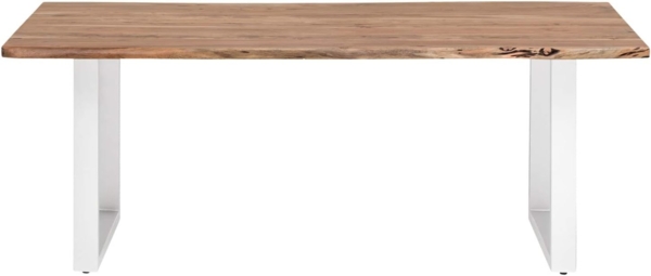 Esstisch Bullwer, Akazie 75 x 90 x 140 cm Weiß Bild 4