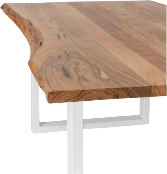 Esstisch Bullwer, Akazie 75 x 90 x 140 cm Weiß Bild 6