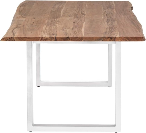 Esstisch Bullwer, Akazie 75 x 90 x 140 cm Weiß Bild 3