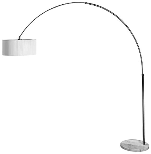 riess-ambiente Bogenlampe EXTENSO 230cm weiß, ohne Leuchtmittel, Wohnzimmer · Metall · verstellbar · Modern Design
